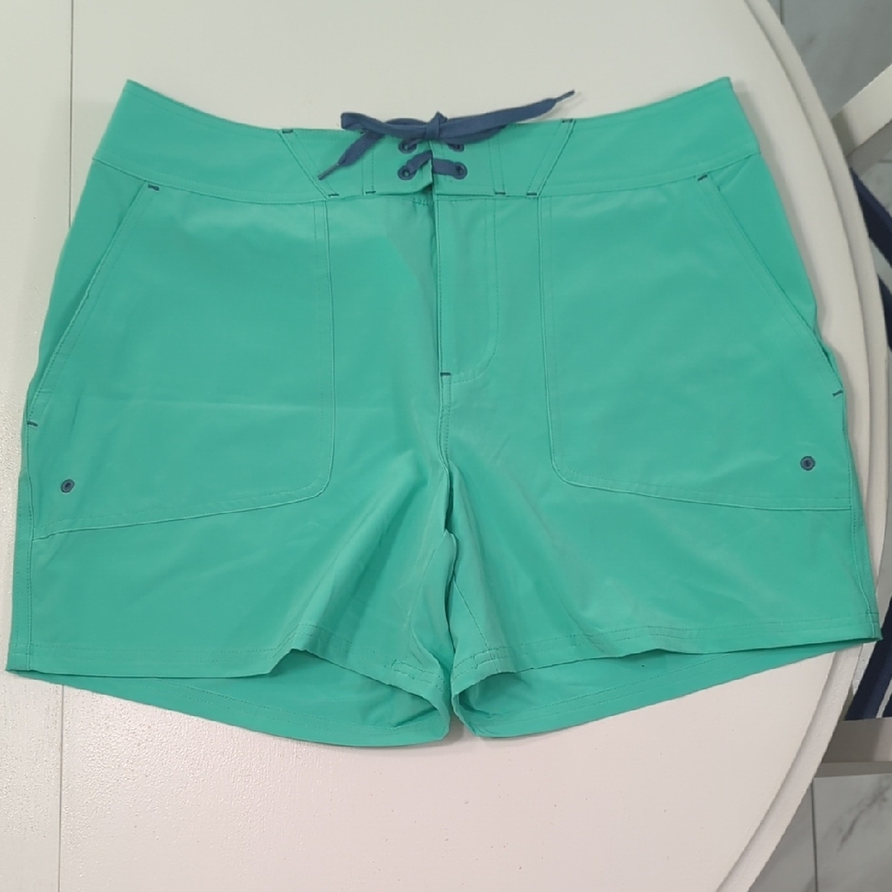 Teal Swim Shorts for Women